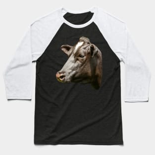 Friesian cow portrait Baseball T-Shirt